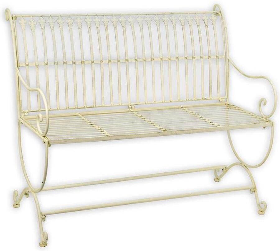 De Splinter B.V. EEN WITTE IJZEREN TUINBANK
