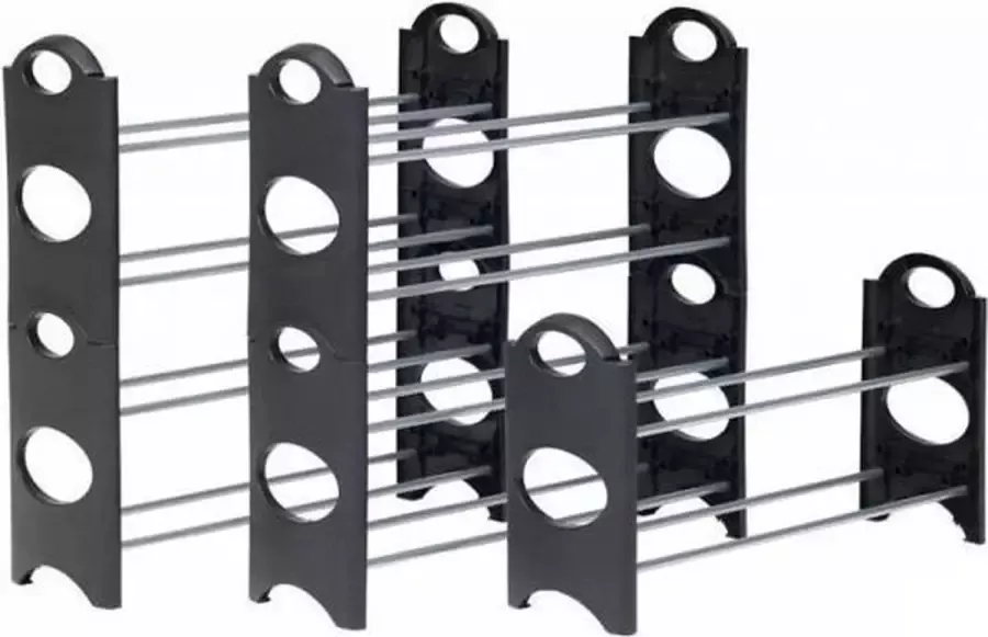 De Stunthal Schoenenrek schoenenstandaard 64 x 20 x 34 cm metaal plastic