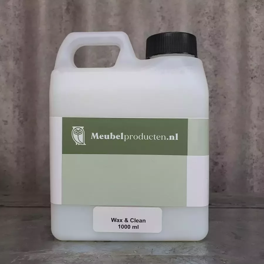 De Vesting Wax & Clean Schoonmaakmiddel Onderhoudsmiddel verzorging voor houten meubel en vloer 1 liter
