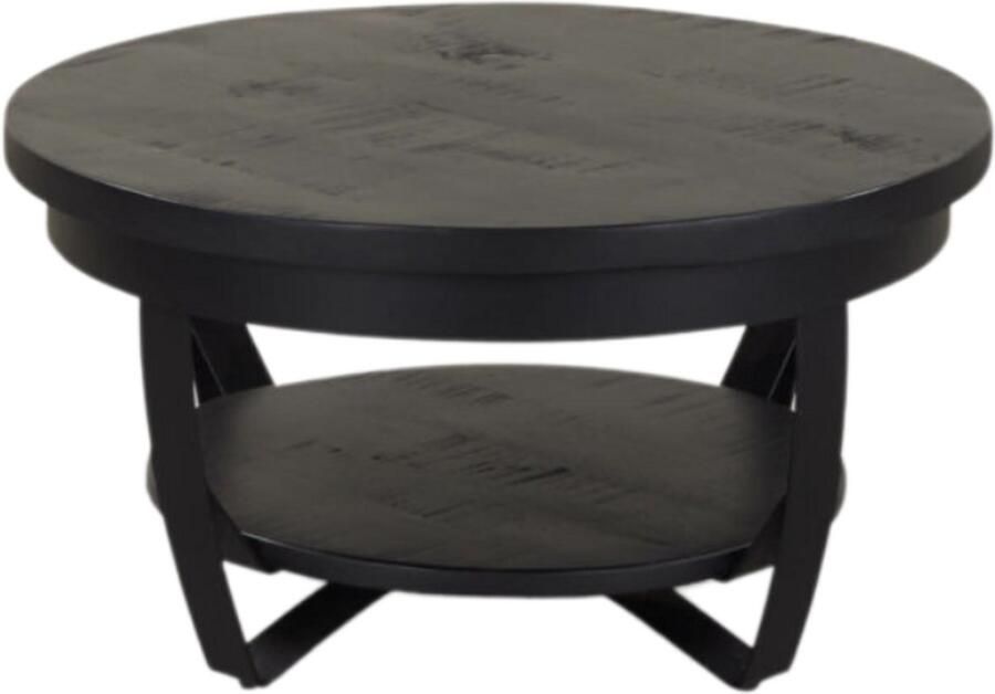 Deco4yourhome Salontafel Rond Zwart 65cm Jones