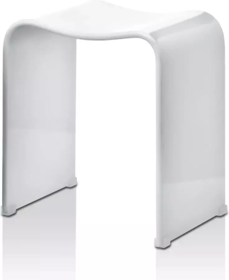 Decor Walther tabouret waterproof H46xB40xD30cm 7 4kg blinkend wit