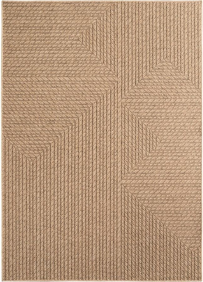 Decor24-AY Binnen- en buitentapijt Timber (beige 1404) 200x290 cm