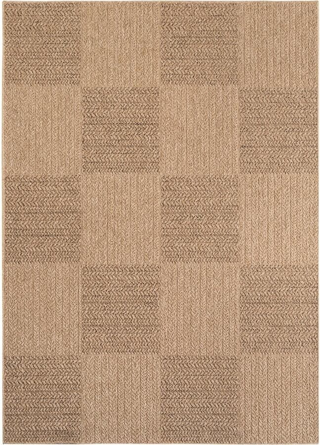 Decor24-AY Binnen- en buitentapijt Timber (beige 1405) 80x250 cm