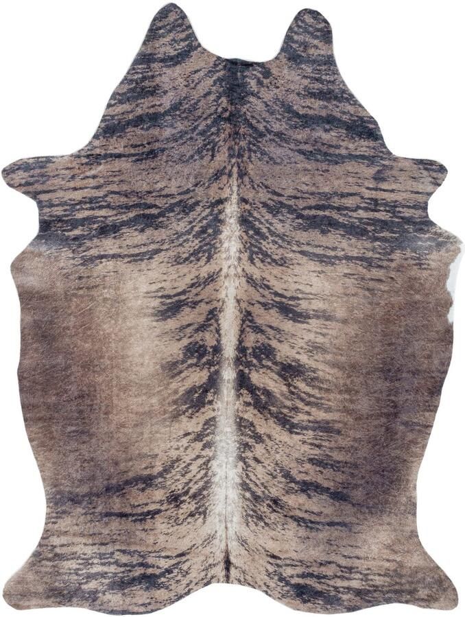 Decor24-AY Dierenhuid vloerkleed Etosha (4115 bruin) 100x135 cm