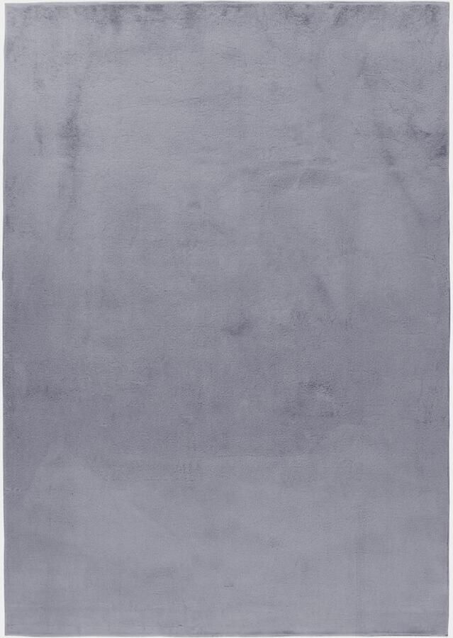 Decor24-AY Hoogpolig vloerkleed Pouffy (grijs) 160x230 cm