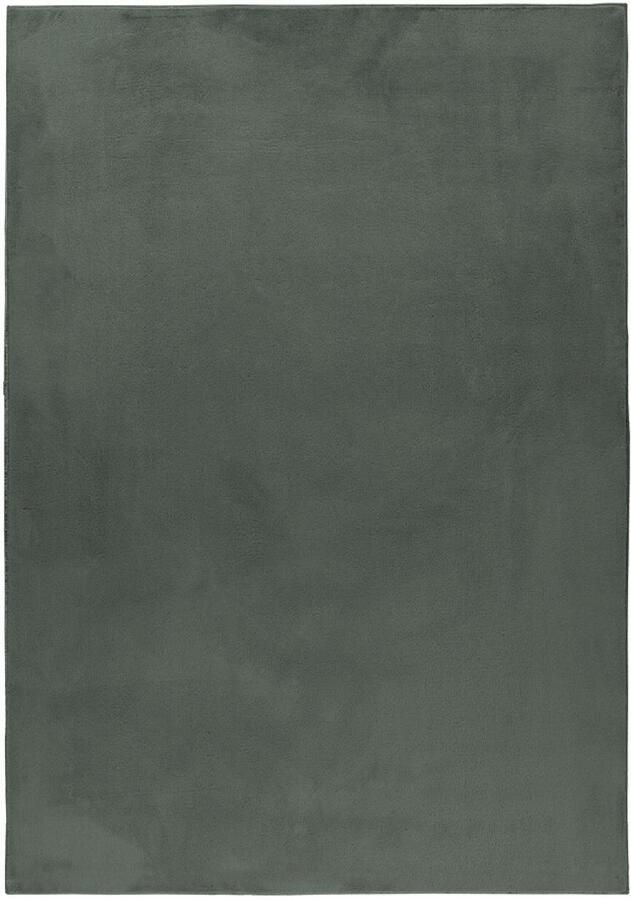 Decor24-AY Hoogpolig vloerkleed Pouffy (groen) 160x230 cm