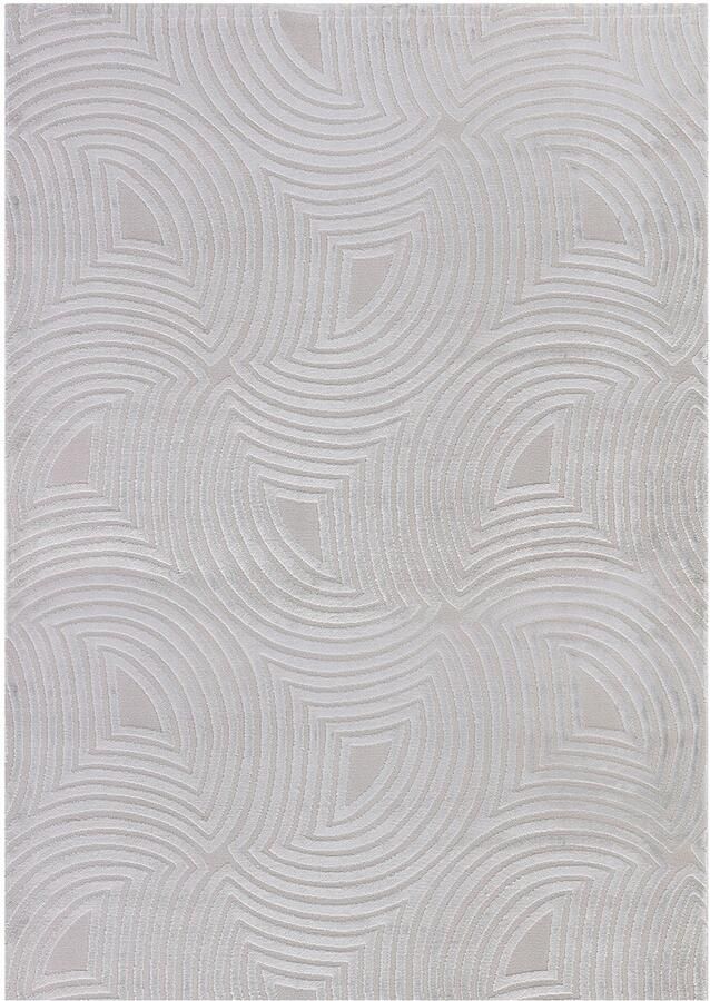 Decor24-AY Laagpolig vloerkleed Sahara (zilver 1113) 280x370 cm