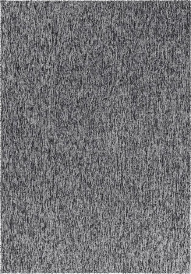 Decor24-AY Modern laagpolig vloerkleed Nizza grijs 80x150 cm