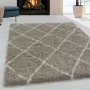 Decor24-AY Extra hoogpolig shaggy vloerkleed Alvor beige 240x340 cm - Thumbnail 2