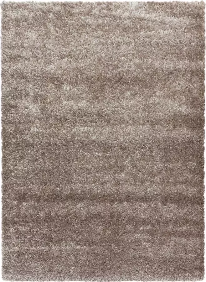 Decor24-AY Extra hoogpolig shaggy vloerkleed Brilliant taupe 200x290 cm