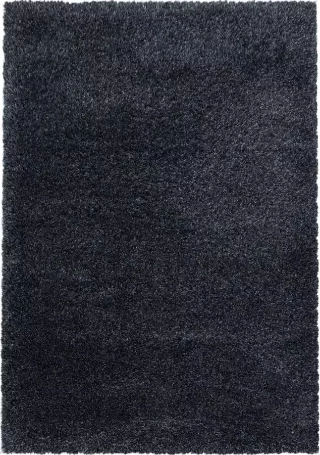 Decor24-AY Extra hoogpolig shaggy vloerkleed Fluffy antraciet 240x340 cm - Foto 1