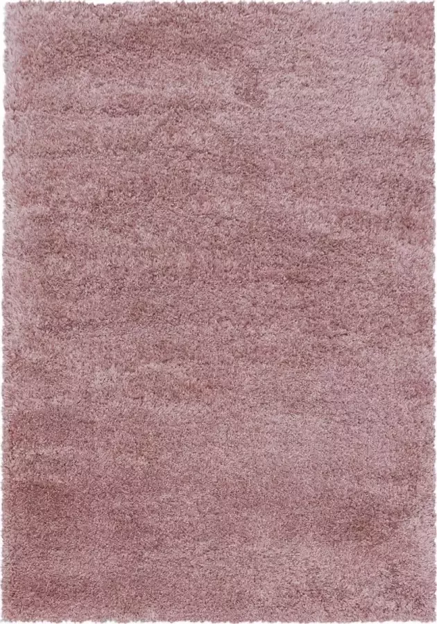 Decor24-AY Extra hoogpolig shaggy vloerkleed Fluffy roze 280x370 cm - Foto 1