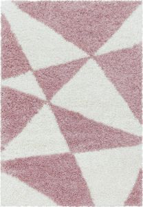 Decor24-AY Extra hoogpolig shaggy vloerkleed Tango roze 200x290 cm