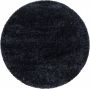 Decor24-AY Extra hoogpolig vloerkleed Brilliant rond black 120x120 cm - Thumbnail 2