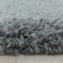 Decor24-AY Extra hoogpolig vloerkleed Fluffy rond lichtgrijs 160x160 cm - Thumbnail 1