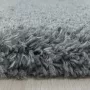 Decor24-AY Extra hoogpolig vloerkleed Fluffy rond lichtgrijs 160x160 cm - Thumbnail 2