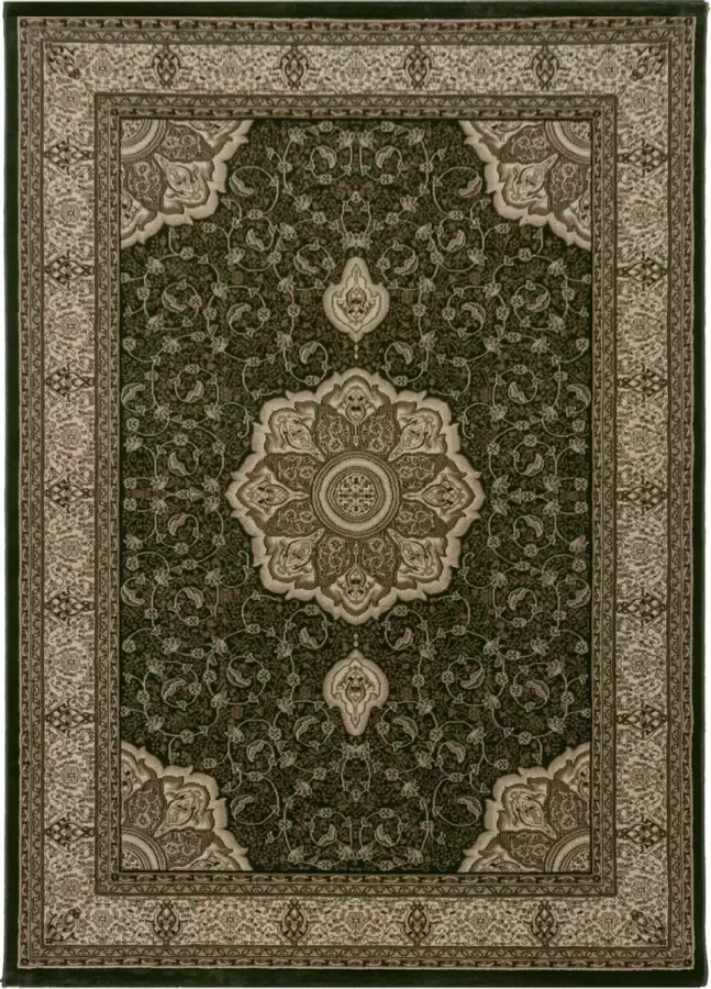 Decor24-AY Klassiek vloerkleed Kashmir groen 2601 300x400 cm