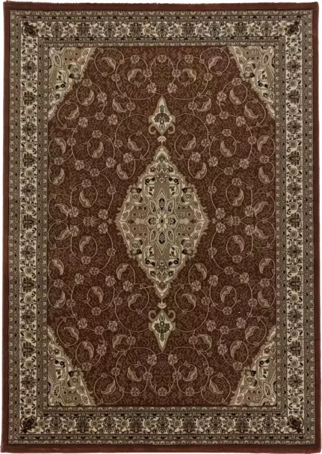 Decor24-AY Klassiek vloerkleed Kashmir terra 2607 120x170 cm