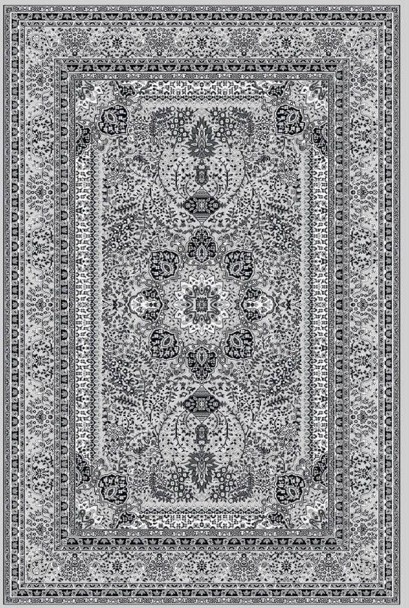 Decor24-AY Klassiek vloerkleed Marrakesh grijs 240x340 cm
