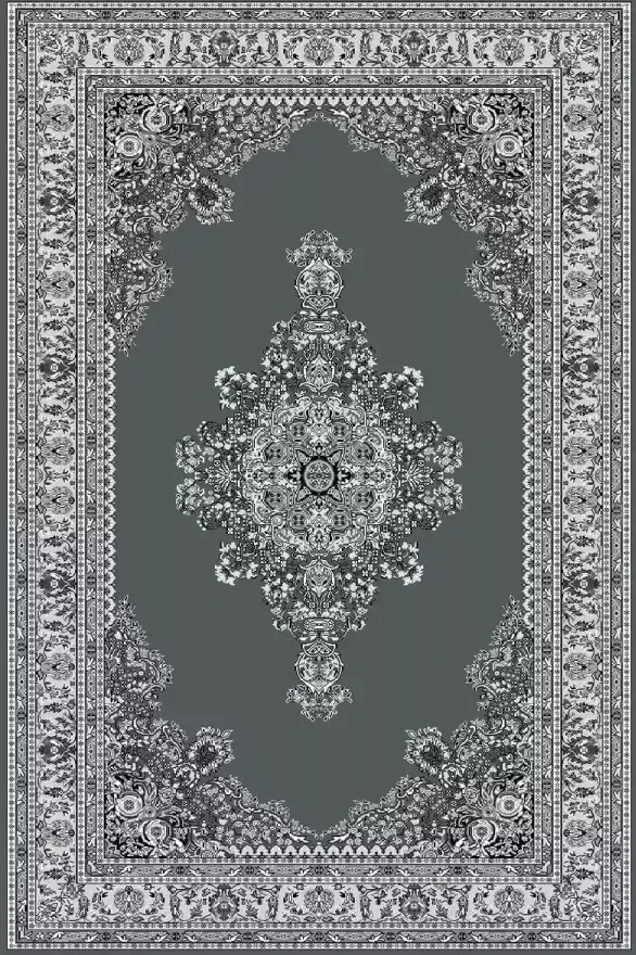 Decor24-AY Klassiek vloerkleed Marrakesh grijs 297 200x290 cm