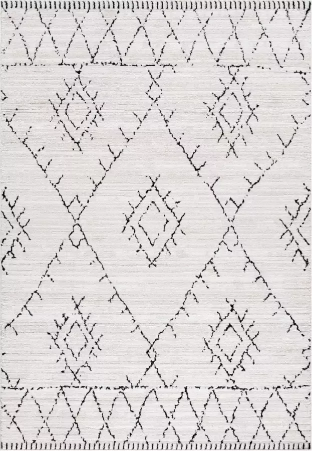 Decor24-AY Modern berber-look vloerkleed Taznaxt crème 5101 120x170 cm