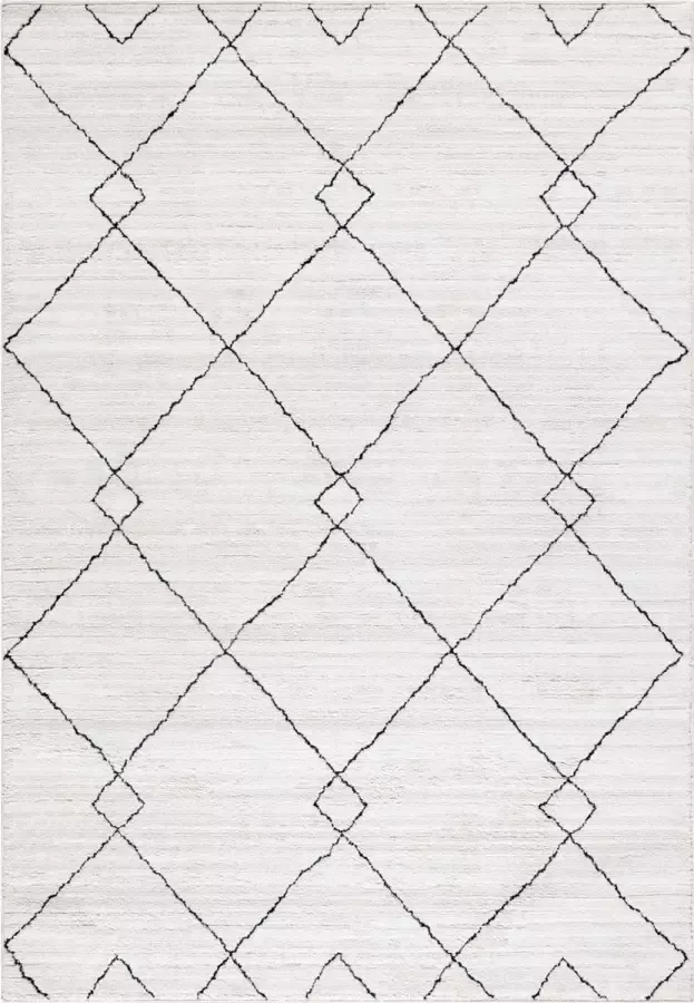 Decor24-AY Modern berber-look vloerkleed Taznaxt crème 5109 140x200 cm