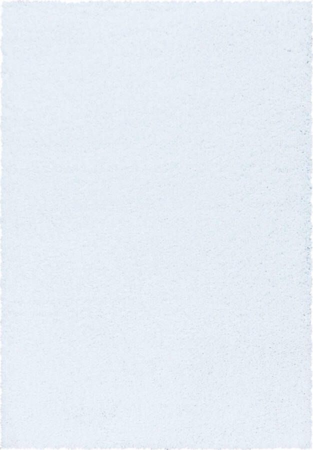 Decor24-AY Modern hoogpolig vloerkleed Sydney wit 100x200 cm