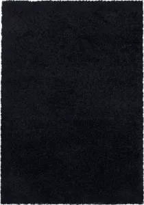 Decor24-AY Modern hoogpolig vloerkleed Sydney zwart 200x290 cm