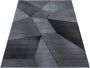 Decor24-AY Modern laagpolig vloerkleed Beta grijs 160x230 cm - Thumbnail 1