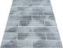 Decor24-AY Modern laagpolig vloerkleed Beta grijs 160x230 cm - Thumbnail 3
