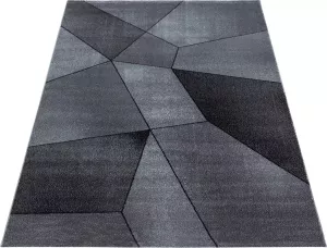 Decor24-AY Modern laagpolig vloerkleed Beta grijs 200x290 cm