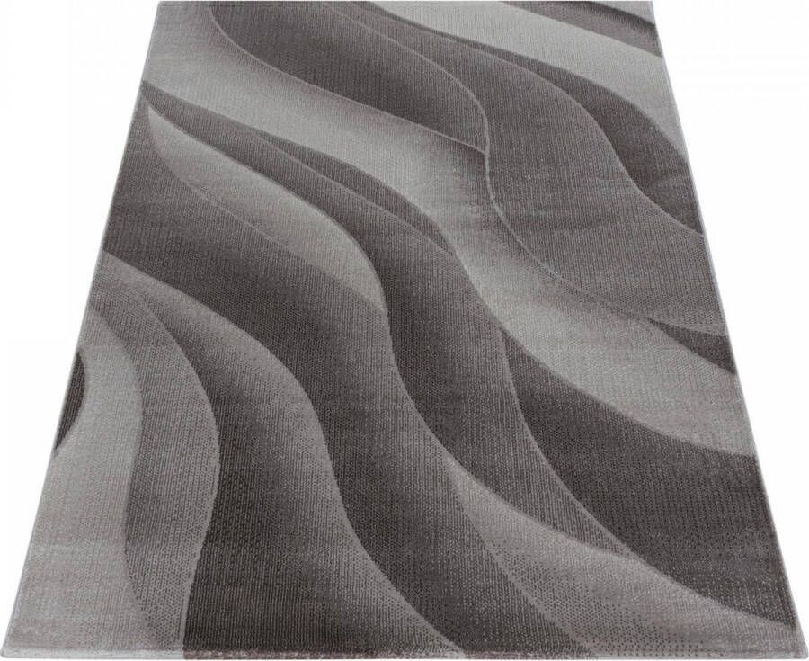 Decor24-AY Modern laagpolig vloerkleed Costa bruin 3523 120x170 cm