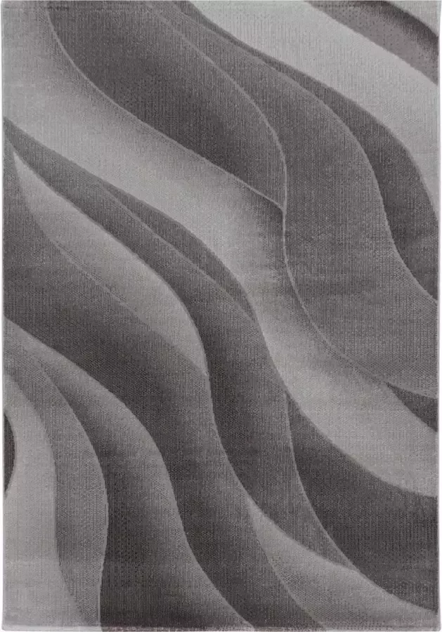 Decor24-AY Modern laagpolig vloerkleed Costa bruin 3523 80x250 cm