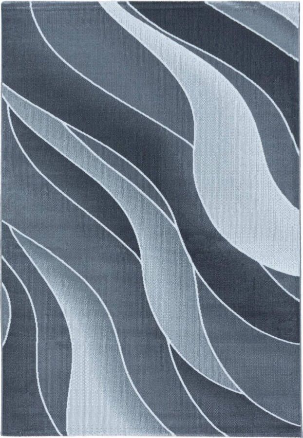 Decor24-AY Modern laagpolig vloerkleed Costa grijs 3523 140x200 cm