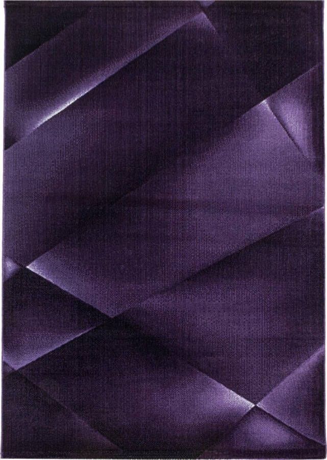 Decor24-AY Modern laagpolig vloerkleed Costa lila 3527 160x230 cm