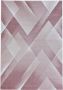 Decor24-AY Modern laagpolig vloerkleed Costa roze 3522 140x200 cm - Thumbnail 2