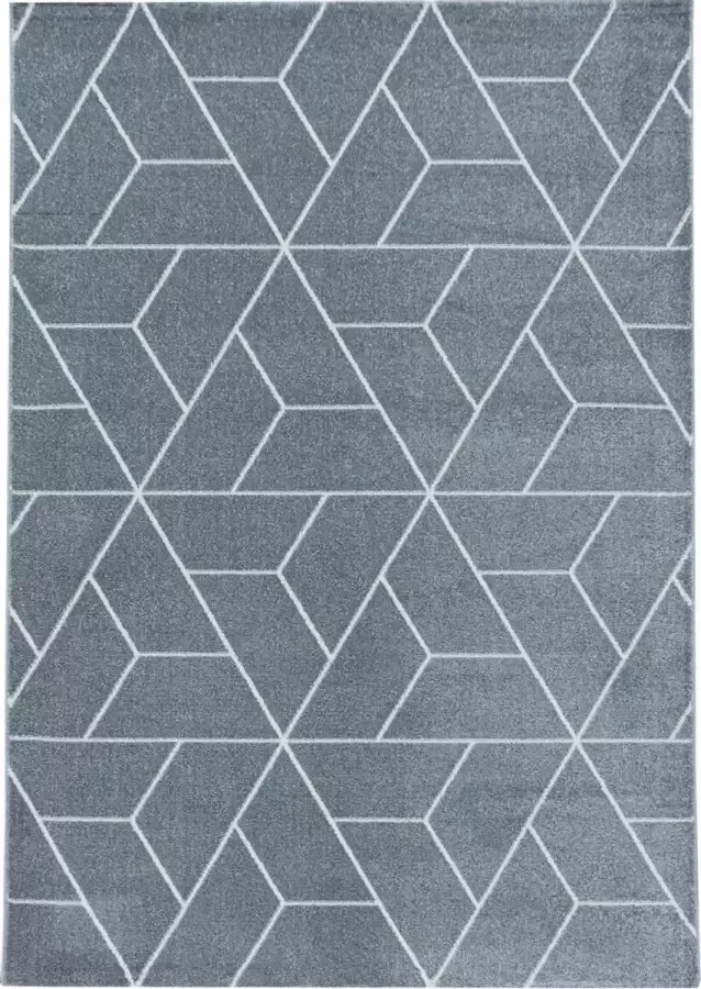 Decor24-AY Modern laagpolig vloerkleed Efor grijs 3715 120x170 cm