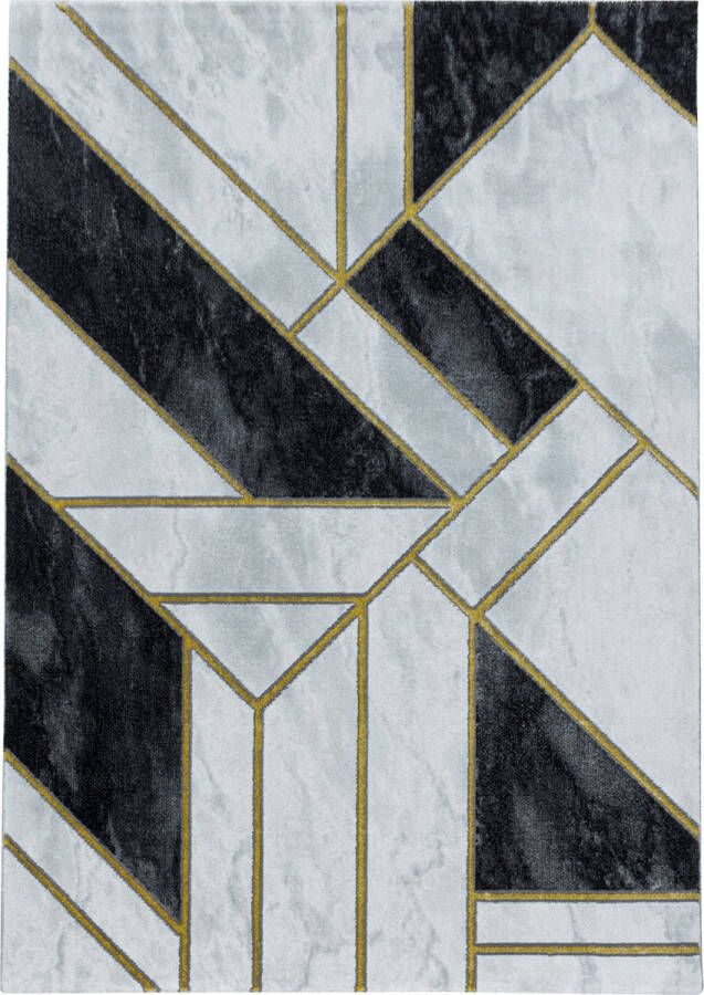 Decor24-AY Modern laagpolig vloerkleed Naxos goud 3817 160x230 cm