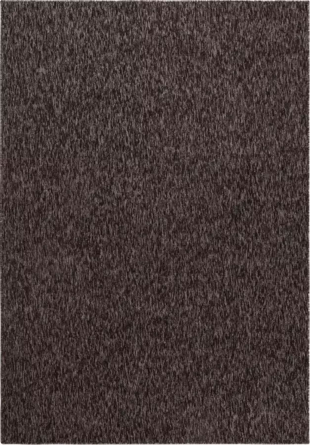 Decor24-AY Modern laagpolig vloerkleed Nizza bruin 80x250 cm