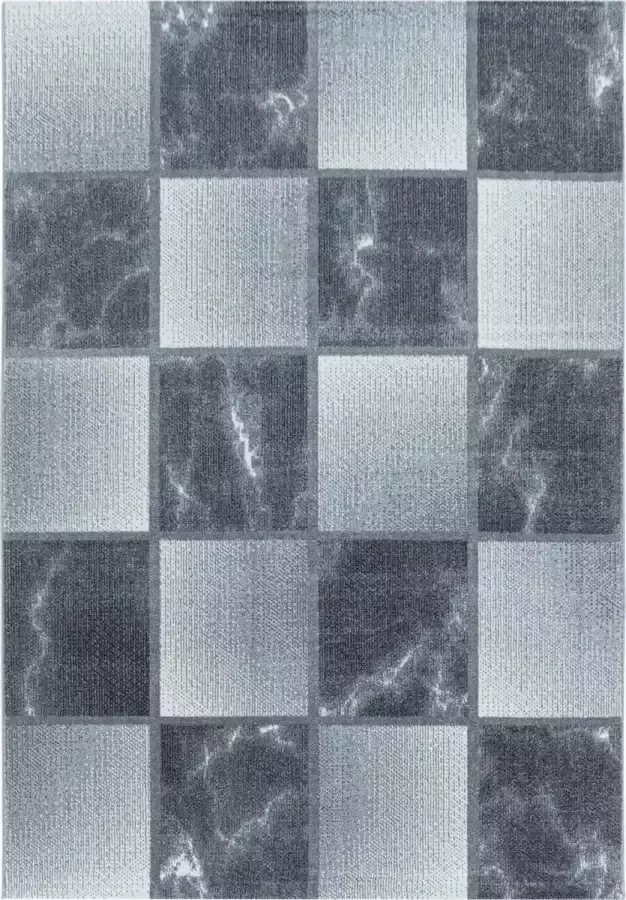 Decor24-AY Modern laagpolig vloerkleed Ottawa grijs 4201 160x230 cm
