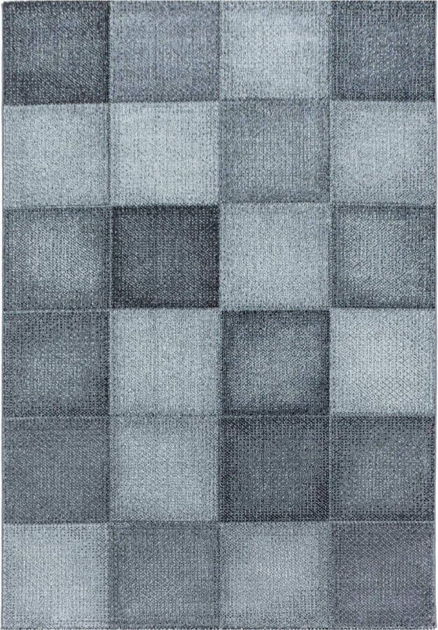 Decor24-AY Modern laagpolig vloerkleed Ottawa grijs 4202 200x290 cm