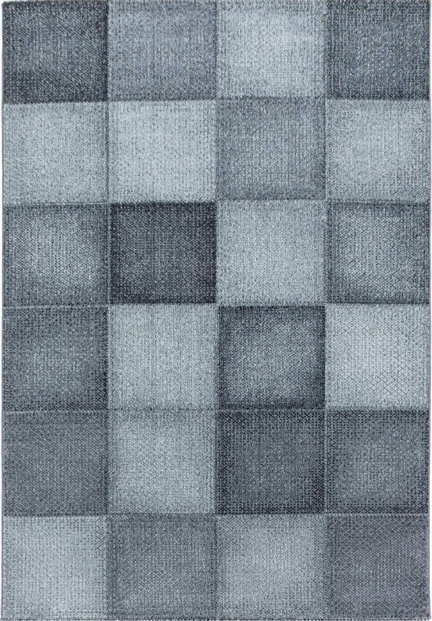 Decor24-AY Modern laagpolig vloerkleed Ottawa grijs 4202 240x340 cm