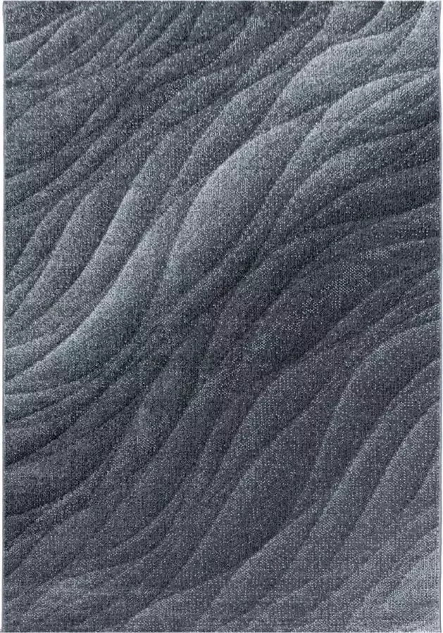 Decor24-AY Modern laagpolig vloerkleed Ottawa grijs 4206 200x290 cm