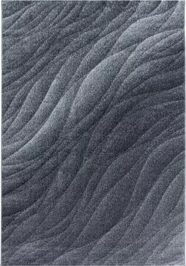 Decor24-AY Modern laagpolig vloerkleed Ottawa grijs 4206 240x340 cm