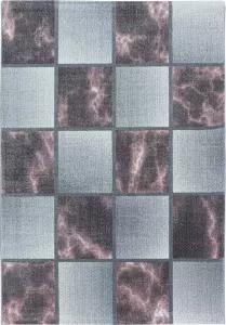 Decor24-AY Modern laagpolig vloerkleed Ottawa roze 4201 200x290 cm