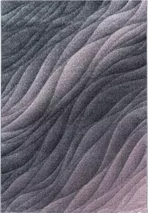 Decor24-AY Modern laagpolig vloerkleed Ottawa roze 4206 240x340 cm