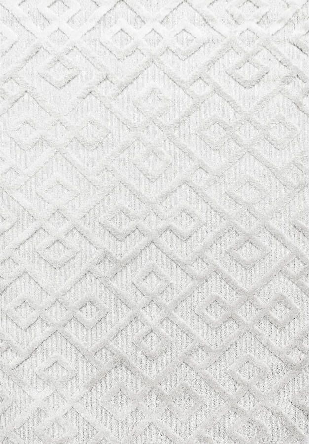 Decor24-AY Modern laagpolig vloerkleed Pisa crème 4708 120x170 cm