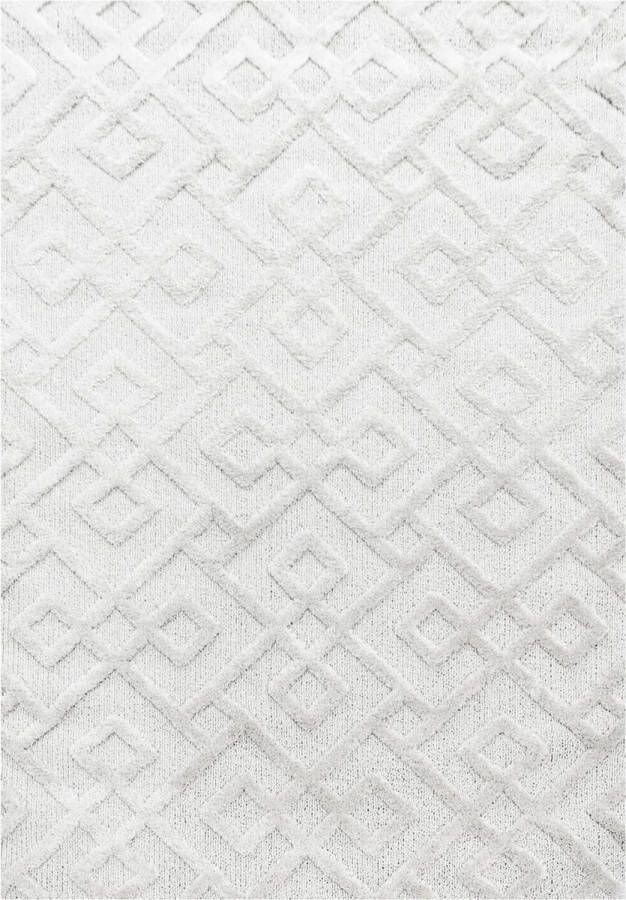 Decor24-AY Modern laagpolig vloerkleed Pisa crème 4708 280x370 cm