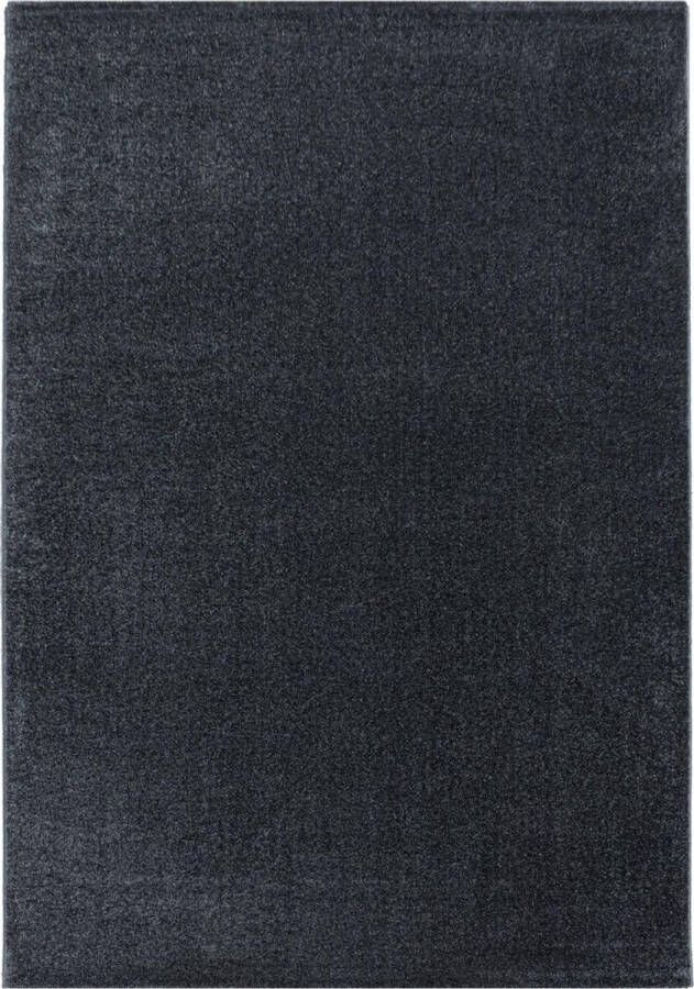 Decor24-AY Modern laagpolig vloerkleed Rio grijs 80x150 cm