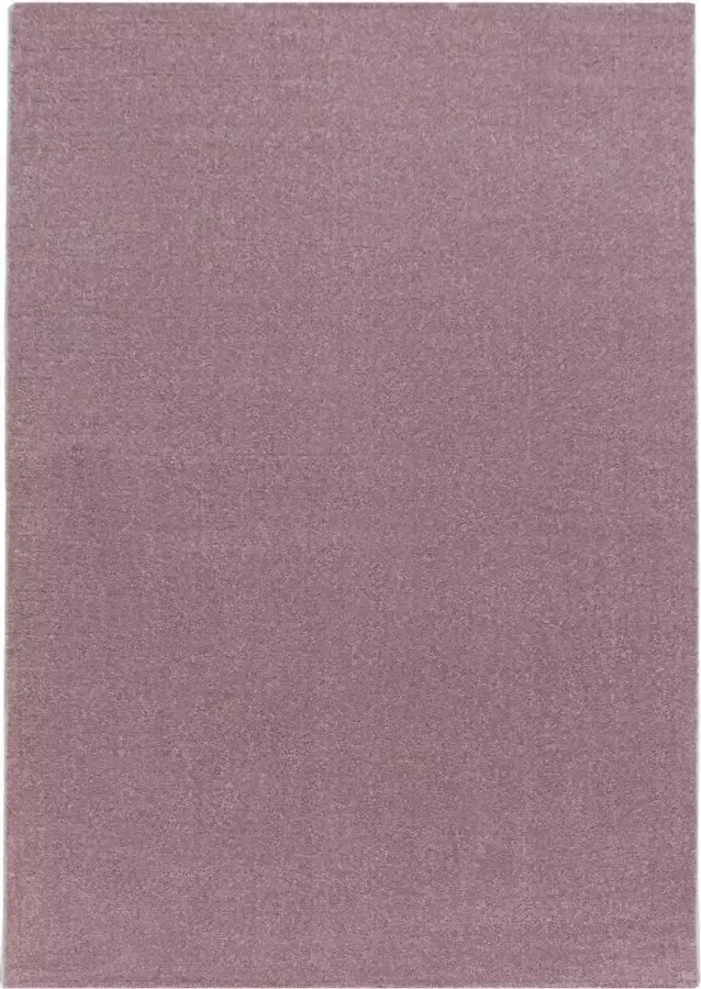 Decor24-AY Modern laagpolig vloerkleed Rio roze 120x170 cm